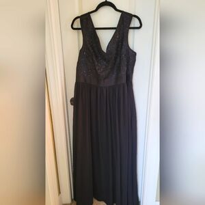Elegant Black Evening Gown NWT